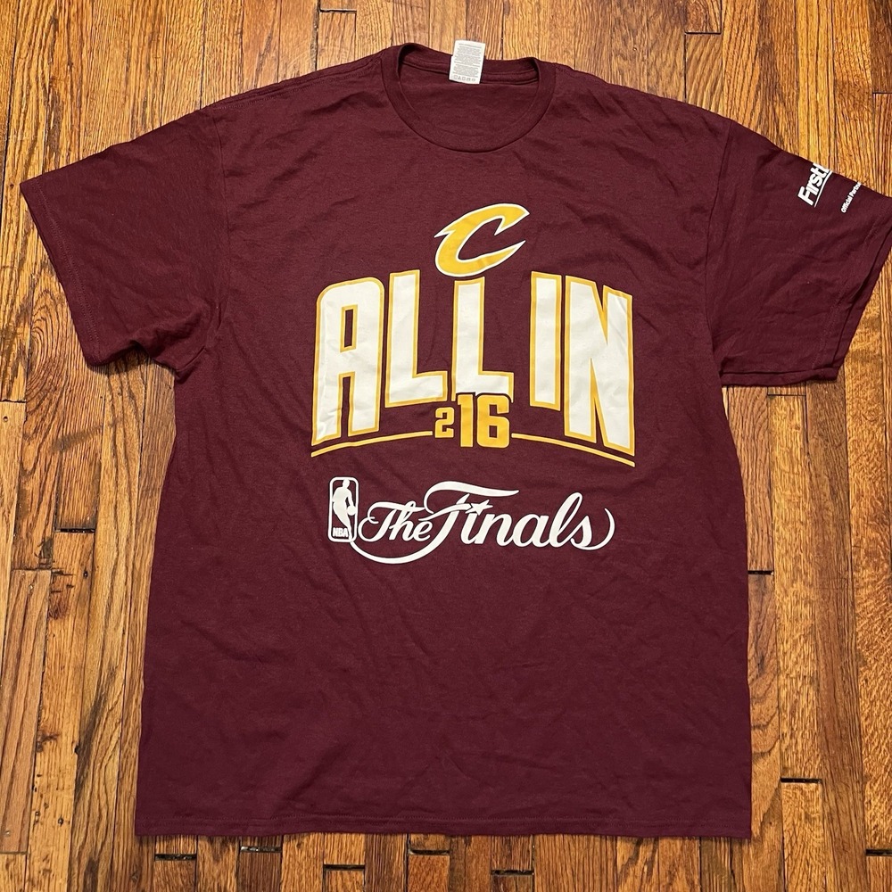 Cleveland Cavaliers Delta Pro Weight 2016 NBA Finals T-shirt Size XL